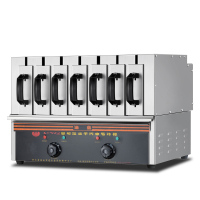 无烟羊肉串电烤箱商用家用烤串机抽屉式羊肉串电热烧烤炉热卖|温控7组带油盘大功率4500