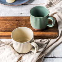 复古小资情调陶瓷马克杯创意简约咖啡杯牛奶杯情侣杯子水杯早餐杯