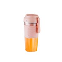 家用迷你便携果汁榨汁杯榨汁机小型充电式搅拌果汁机随行水杯|网红粉 基本配置两叶