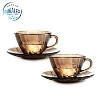 双人咖啡杯碟4件套180ml简约情侣咖啡杯子干果盘