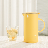 电热水壶小刑迷你旅行家用小型恒保温一体办公室便携式烧水杯|柠檬黄