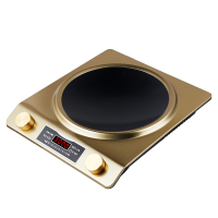 凹面电磁炉特价 家用智能大功率火锅电池炉爆炒菜3500w|金色单炉(特价款)