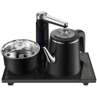 全自动上水电热烧水壶家用抽水泡茶专用茶台一体电磁茶炉具器|黑色