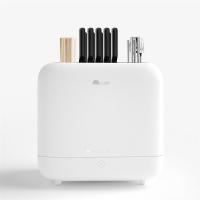 小米有品智能消毒刀架刀具筷子筒盒消毒机烘干杀菌家用小型|白色