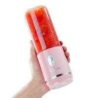 榨汁机家用迷你小型便携式炸果汁机电动多功能料理水果榨汁杯|粉色