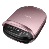 蒸汽q802双面加热电饼铛家用煎饼机全自动可拆洗加深煎烤机|深粉色电商款