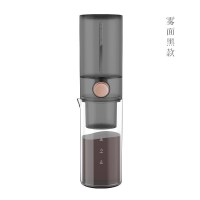 小i 家用冰滴 咖啡壶 咖啡机冰酿滴滤式咖啡 手冲冷萃冰酿壶|小i冰滴壶-雾面黑(送冰格+滤纸30片)