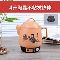 全自动中药壶煎药壶电煎中医壶家用熬中医砂锅煮药煲药罐养生壶机|神童4升陶晶不沾自动鸣音