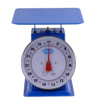 老式秤盘秤机械台秤家用10公斤kg圆盘弹簧秤指针称托盘厨房秤卖菜|大号30公斤(平板)收藏送运费险