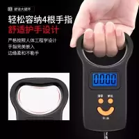 迷你手提称重器电子秤便携式家用厨房弹簧秤高精度可选充电快递称|充电款豪华银大胶棉凯丰