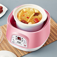 全自动隔水炖盅1-2人电炖锅熬粥煲婴儿燕窝专用小bb辅食煮粥神器|粉色
