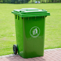 分类垃圾桶大号商用户外环卫带轮带盖厨余带盖100l公共场合