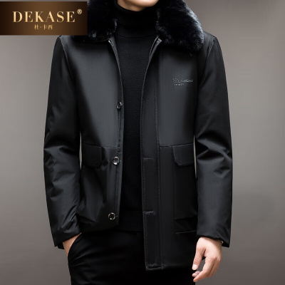 杜卡西品牌2022年秋季新款男士高端时尚保暖棉服外套