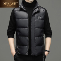 杜卡西品牌轻奢羽绒服马甲男士立领冬季新款保暖背心坎肩青年男装外套