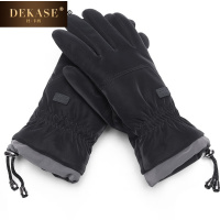 杜卡西品牌防冻加绒手套男女秋冬保暖加厚触屏手套登山滑雪跑步骑行防风手套
