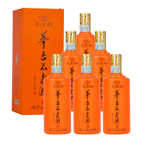 Moutai/茅台不老酒橙色53度酱香型白酒(内含3只手提袋)500ml*6瓶