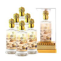 汾酒53度杏花村百年汾杏精酿清香型白酒(内含3只手提袋)475ml*6瓶