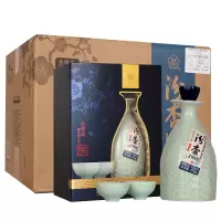 汾酒汾杏股份53度1988吉祥壶纯粮食清香型白酒礼盒装475ml*6瓶