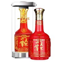 五粮液52度一尊天下精品20浓香型白酒500ml单瓶