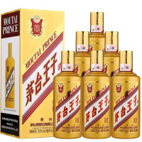 Moutai/茅台金王子53度酱香型白酒(满两瓶赠一手提袋)500ml*6瓶