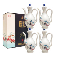 汾酒汾杏原浆珍藏玉壶清香型白酒53度475ml*4瓶