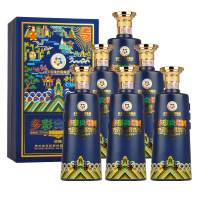 Colorful Guizhou/多彩贵州53度遵藏酱香型白酒(内含酒杯)500ml*6瓶