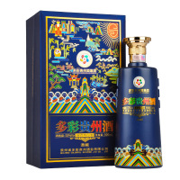 Colorful Guizhou/多彩贵州53度遵藏酱香型白酒(内含酒杯)500ml单瓶