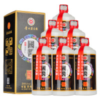 赖世公茅台镇国酱封坛工匠大师53度酱香型白酒500ml*6瓶