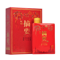 金沙窖酒摘要喜庆版礼盒装53度酱香型白酒520ml单盒
