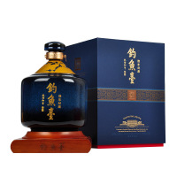 钓鱼台乾隆御笔陈年封藏53度酱香型白酒(木托盘礼盒装)2500ml单坛