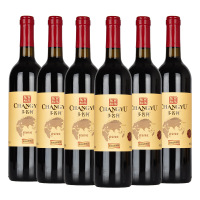 张裕国产红酒12度多名利黄金纬度赤霞珠干红葡萄酒750ml*6瓶