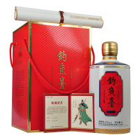 钓鱼台乾隆御笔景泰蓝武圣关云长珍藏版53度酱香型白酒(礼盒含收藏证书)5000ml单套