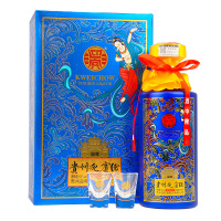 迎宾贵州福尊酱香型白酒53度500ml(内含3只礼品袋)500ml单瓶