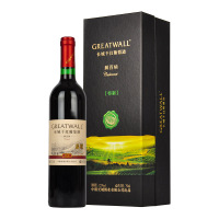 Greatwall/长城12.5度干红葡萄酒解百纳特制(含6礼盒+3礼品袋)750ml单瓶