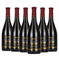 Greatwall/长城12.5度葡萄酒解百纳干红黑标750ml*6瓶