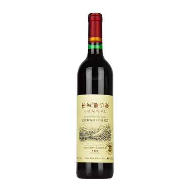 Greatwall/长城12.5度葡萄酒解百纳干红葡萄酒精选级750ml单瓶