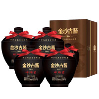 金沙古酱1931坤陶酒黑坤沙陶藏酱香醇厚53度酱香型白酒500ml*4坛