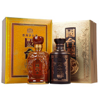 国台龙+龙耀组合装53度酱香型白酒(礼盒装)2*500ml单套