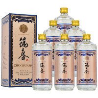 筑春记忆中的老味道经典玻瓶铁盖53度酱香型白酒500ml*6瓶