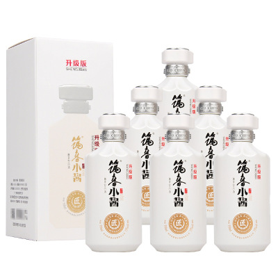 筑春小酱升级版时代巨匠匠心筑梦53度酱香型白酒500ml*6瓶