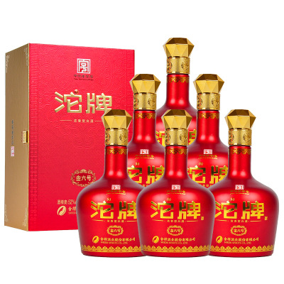 舍得沱牌金六号中华老字号52度浓香型白酒(礼盒装)500ml*6瓶