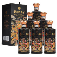 迎宾贵州盘龙壹号53度酱香型白酒500ml*6瓶