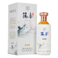 筑春酱酒铂金版53度酱香型白酒500ml单瓶