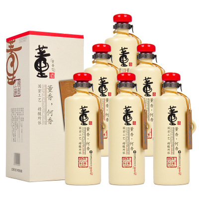 董酒何香国密工艺精髓所依54度董香型白酒750ml*6瓶