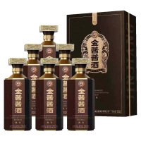 金酱酱酒叁号贵州茅台镇53度酱香型白酒(礼盒装)500ml*6瓶