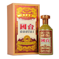 国台茅台镇金字陈酿六星53度酱香型白酒(礼盒装含礼袋)500ml单瓶