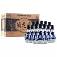 BNXH汾酒核心产区兰花瓷53度清香型白酒250ml*12瓶