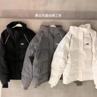 fcmm羽绒棉服冬季保暖外套黑白灰三色经典款白鸭绒防风棉服