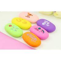 彩色鹅卵石学生橡皮擦干净好用[6个装]