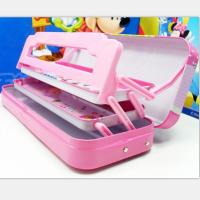 卡通米老鼠 三层铁文具盒 小学生可爱卡通创意儿童多功能铅笔盒